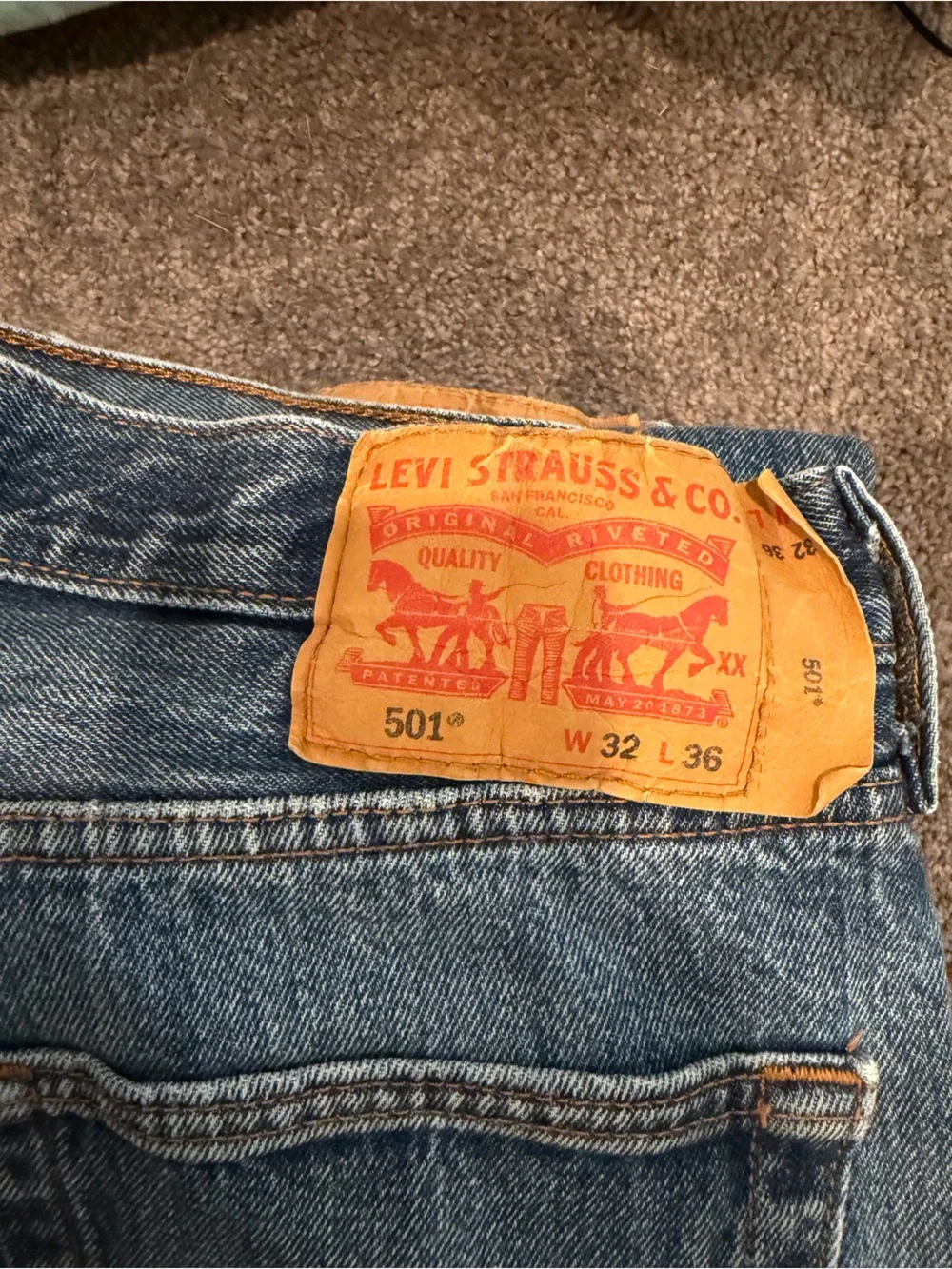 Levi's Straight Fit Light Blue Men's Jeans